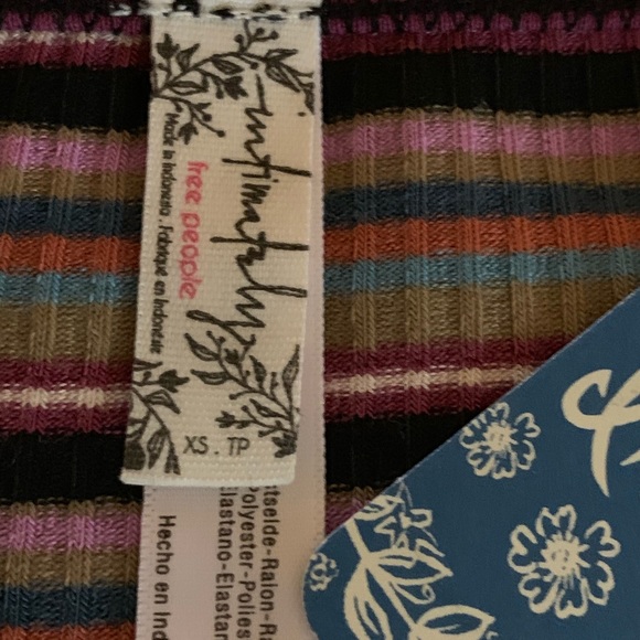 Free People Put A Stripe On It Bodysuit - Picture 7 of 7